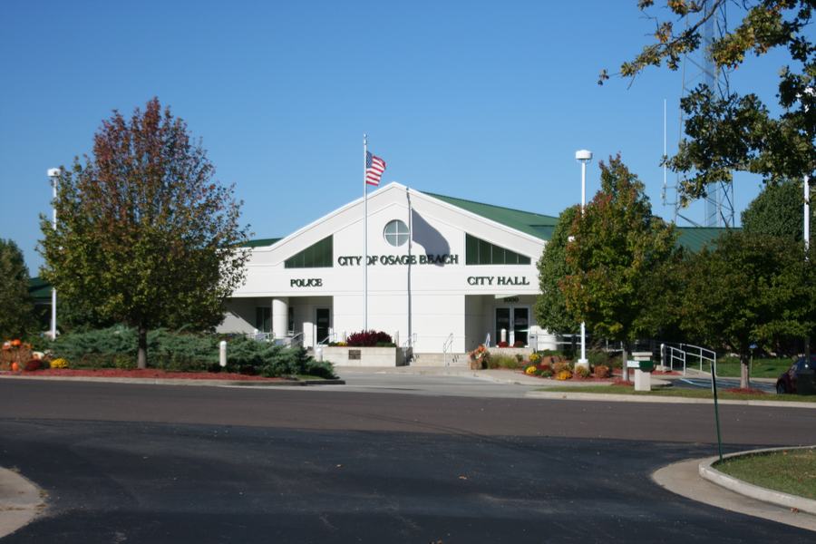 City hall building in Osage Beach, Missouri